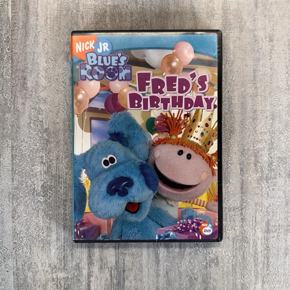 Blue's Clues Blue's Room Fred's Birthday 2006 DVD OOP Classic Nick Jr